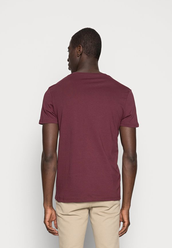 2 PACK - Basic T-shirt - bordeaux3