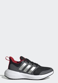 adidas Performance FORTARUN 2.0 CLOUDFOAM LACE - Zapatillas running asfalto - core black   silver metallic   better scarlet