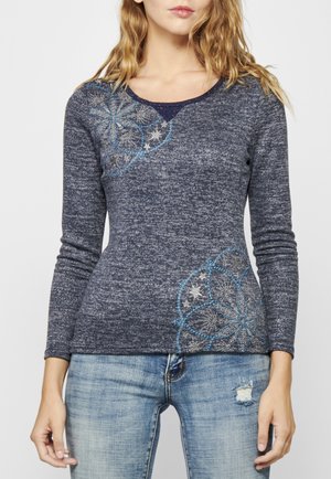 MANGA LARGA - Strickpullover - navy