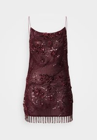 ELLORA BEAD DRESS - Cocktailkjole / festkjole - burgundy