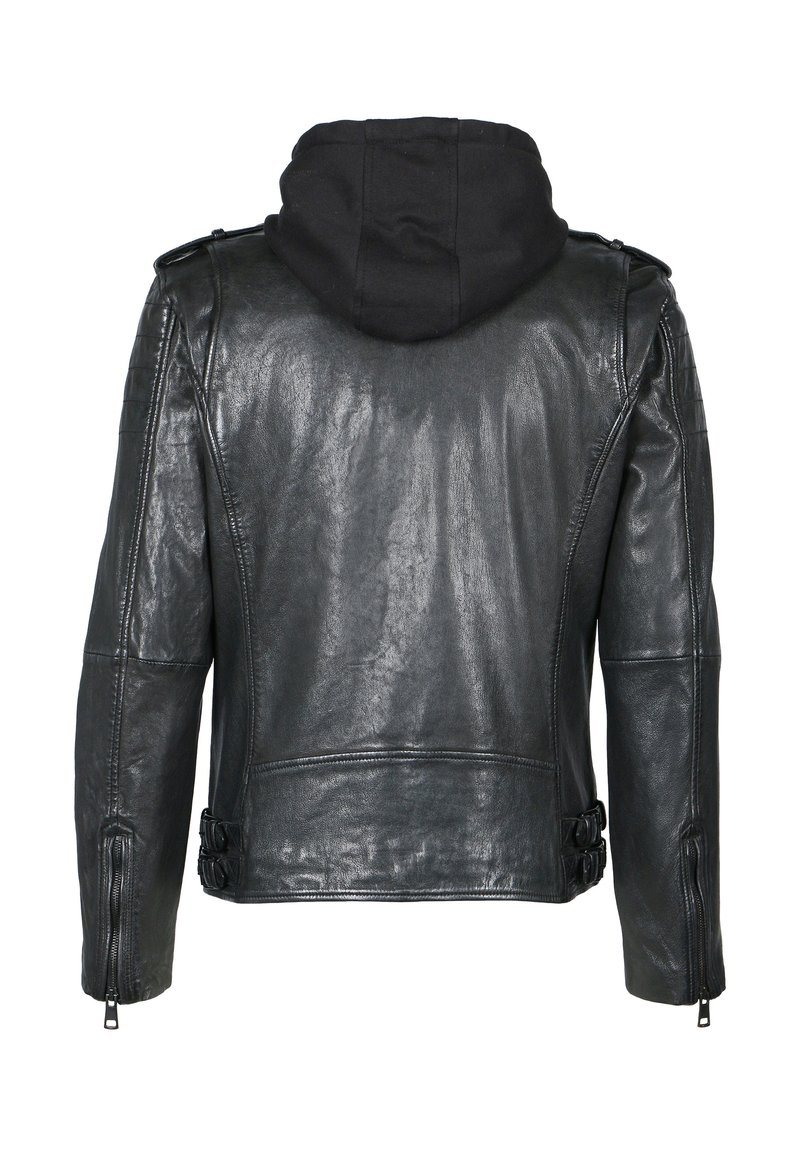 Freaky Nation ALL Lederjacke black/schwarz Zalando