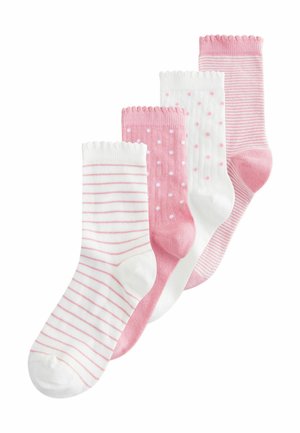 4 PACK - Socks - pink and white