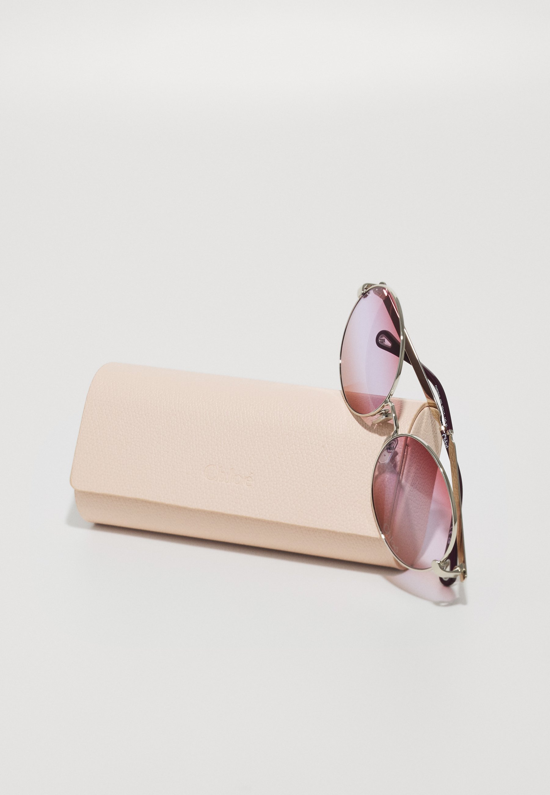 CHLOÉ Sunglasses - silver-coloured/red/silver-coloured - Zalando.co.uk