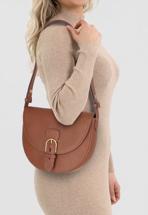 Fossil EVERLEIGH SCHULTER - Handtasche - braun