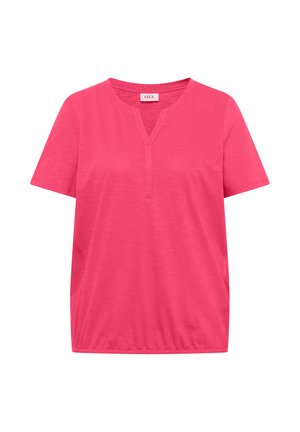 Cecil, BASIC SHIRT IN A TUNIC LOOK - T-shirts basic - geranium red