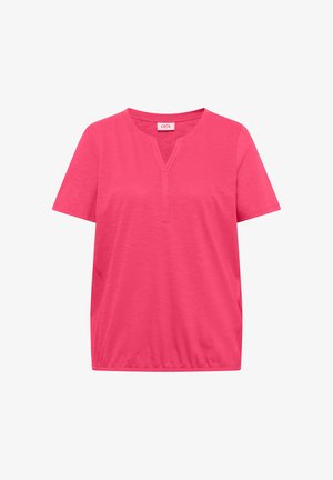Cecil, BASIC SHIRT IN A TUNIC LOOK - T-shirt basique - geranium red