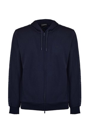 Felpa con zip - armani blue