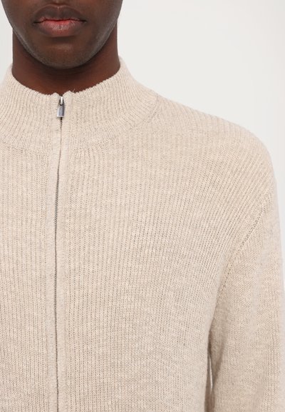 Holzweiler ATLANTIC ZIP CARDIGAN - Kofta - sand