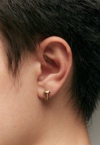 TINY SHROOM STUD UNISEX - Korvakorut - gold-coloured