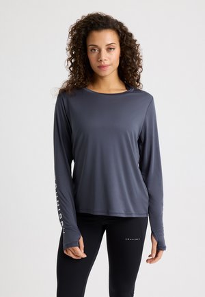 Röhnisch Long sleeved top - dk grey plum