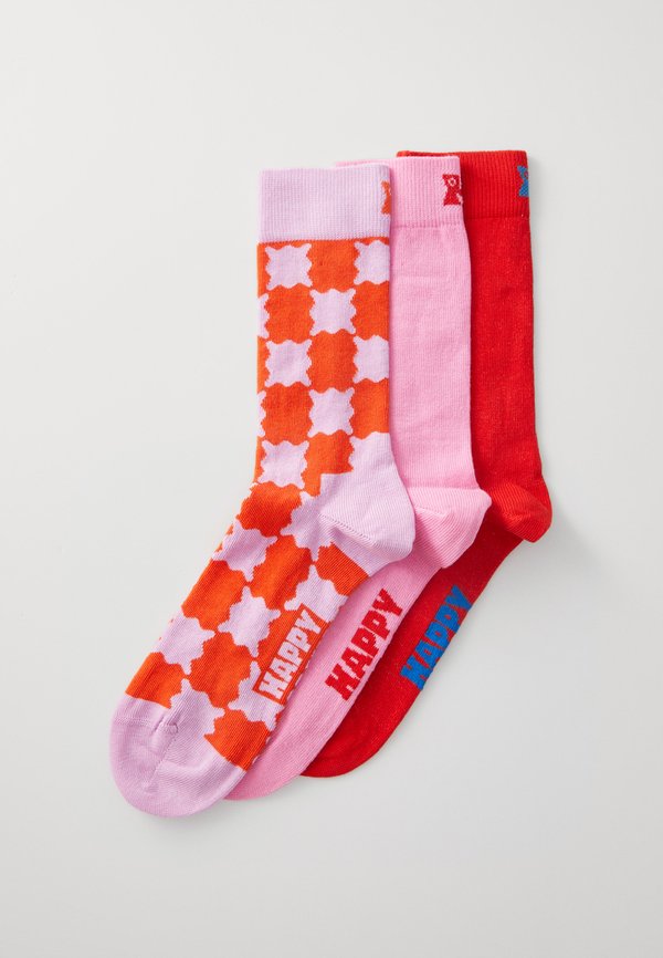 CHECK SOLID SOCKS UNISEX 3 PACK - Socken - multi