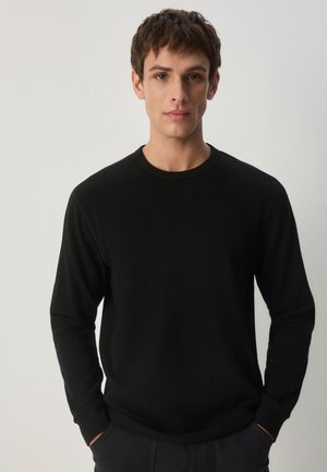 Next REGULAR FIT - LONG SLEEVE COSY  - Top s dlhým rukávom - black