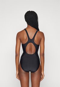 Speedo Badedrakt - black/siren red/picton