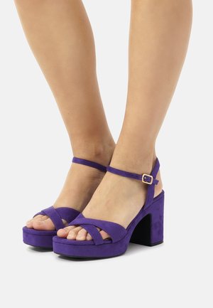 mtng High heeled sandals - afelpado violet