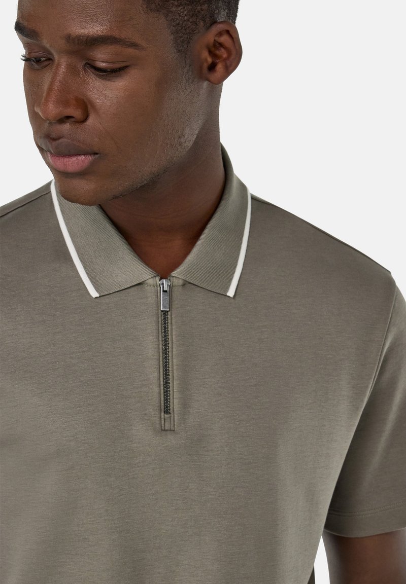 Boggi Milano Polo shirt military green/khaki Zalando