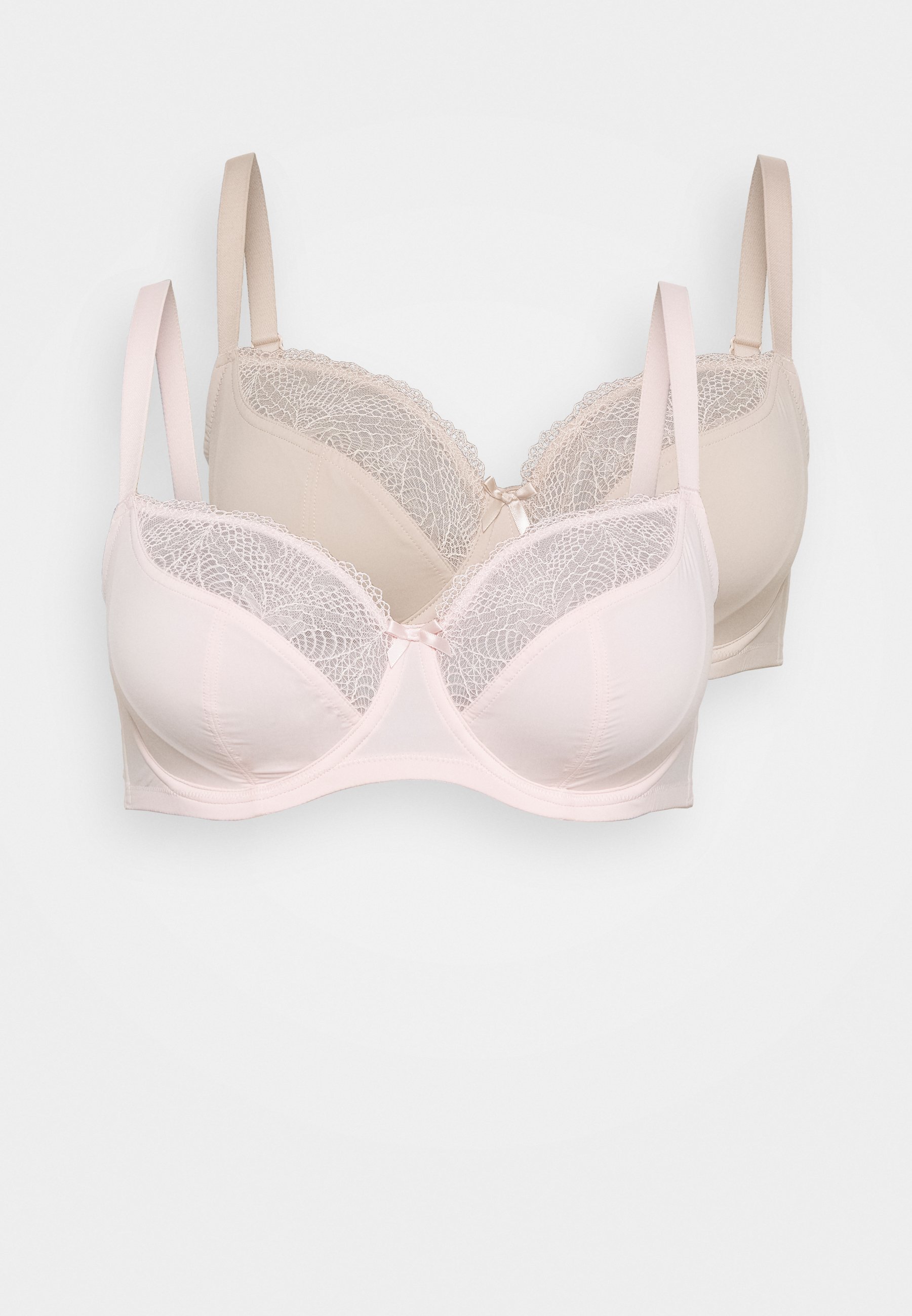 DORINA CURVES FAITH UNDERWIRE 2 PACK Bøyle BH pinknude DORINA CURVES UNDERWIRE 2 PACK - Bøyle-BH - black/white