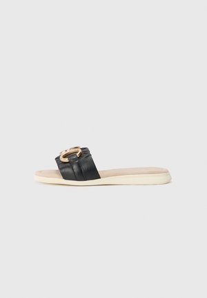 Mules - black/taupe