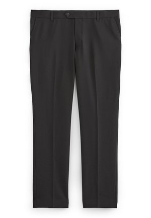 Next SLIM FIT PLAIN FRONT - Pantalon de costume - black