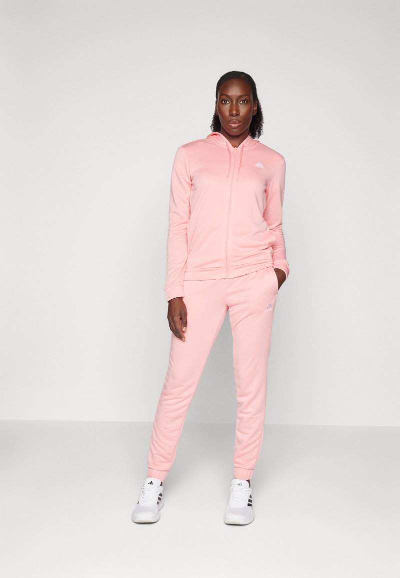 adidas Sportswear - LINEAR TRACKSUIT - Trainingspak - semi pink spark, Vergroten