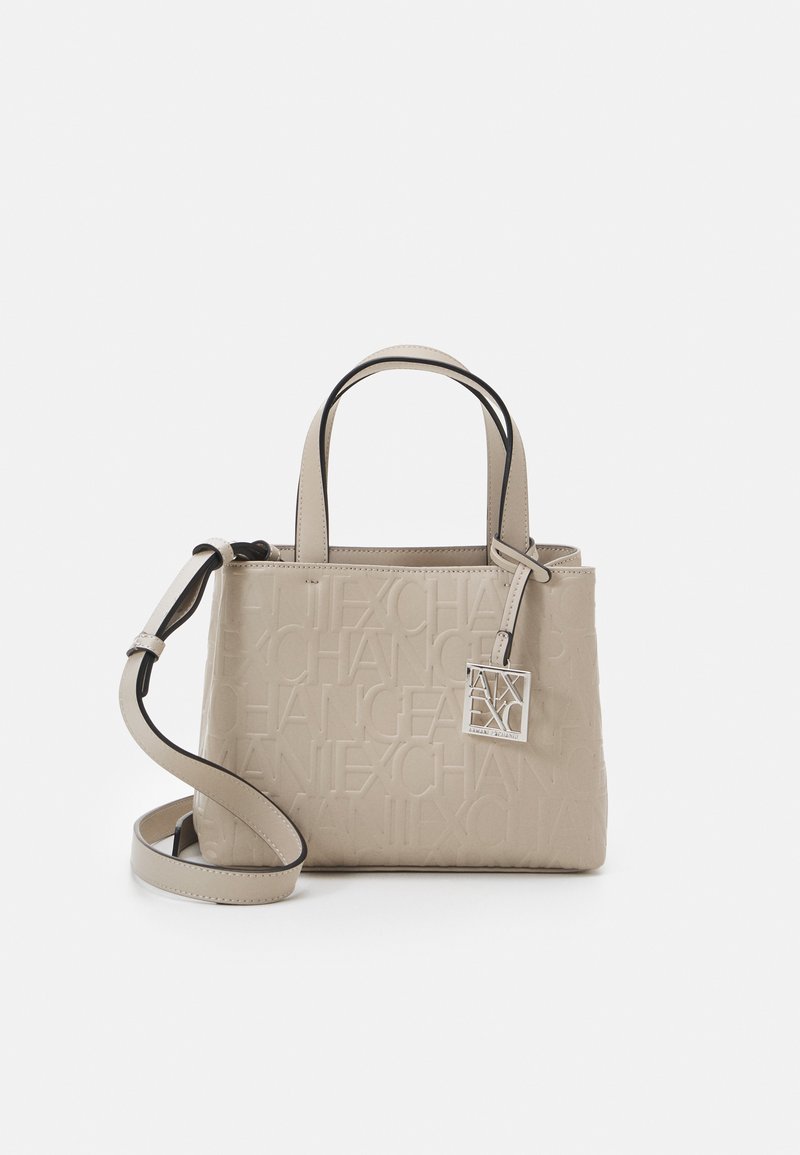 Armani Exchange SMALL SHOPPING BAG - Mala de mão - cachemire