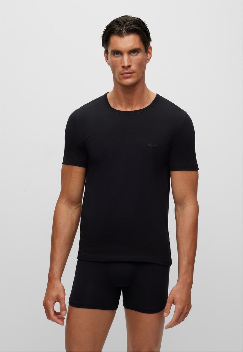 BOSS - RN 3PACK CLASSIC - Undershirt - white/mottled grey/black, Enlarge