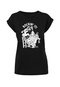 F4NT4STIC SCOOBY DOO ROCKIN' IT CHRISTMAS WEIHNACHTEN - T-shirts med print - black