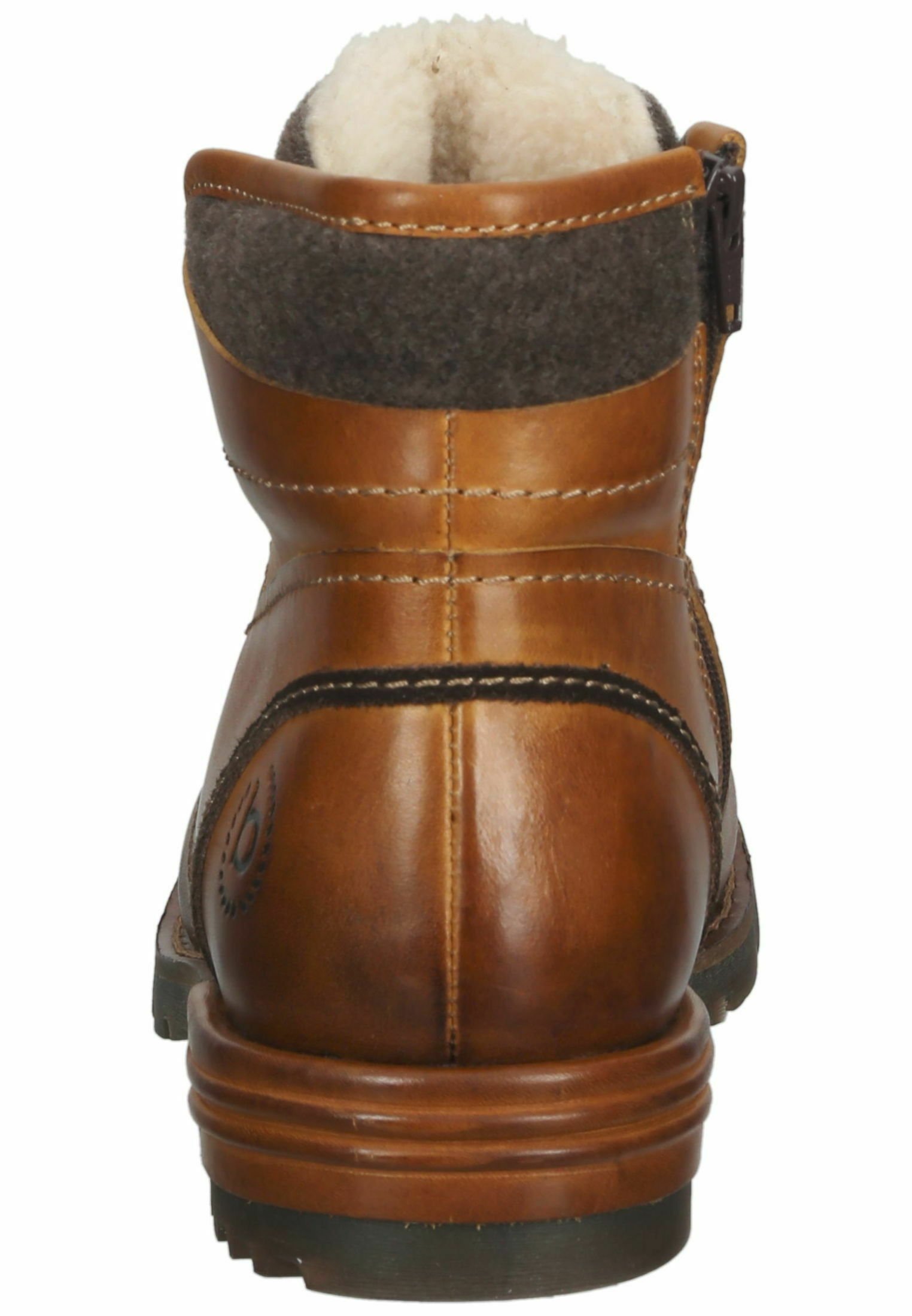cognac winter boots