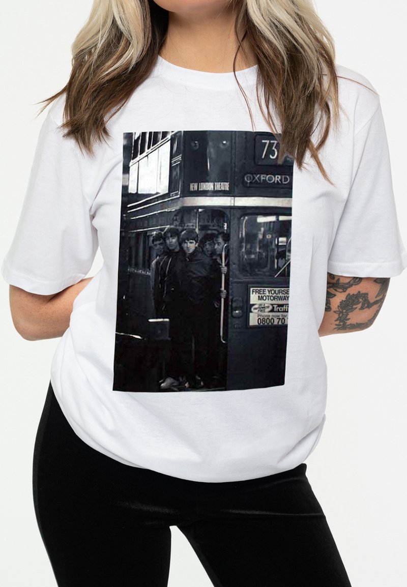 Paradiso Clothing LONDON BUS PHOTO - Print T-shirt - white