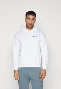 Champion - ICONS HOODED SMALL LOGO - Hanorac - white Imagine miniatură 1