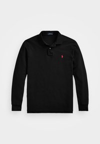 LONG SLEEVE POLO SHIRT - Poloshirt - black