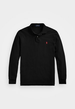 Polo Ralph Lauren Big & Tall LONG SLEEVE POLO SHIRT - Piké - black