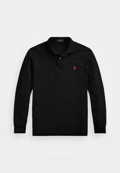Polo Ralph Lauren Big & Tall LONG SLEEVE POLO SHIRT - Polo krekls - black