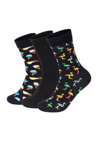 Happy Socks 3-PACK ICE CREAM-SOLID-FLAMINGO - Strømper - multi coloured