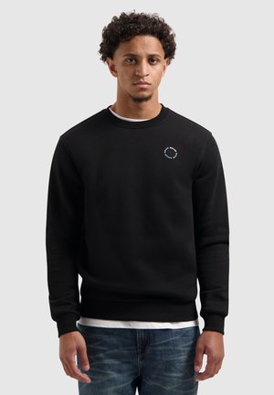 REGULAR FIT CREWNECK - Sweater - black