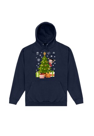 BETTY BOOP CHRISTMAS DECORATING THE XMAS TREE - Hættetrøje - oxford navy