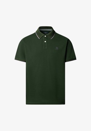 Hackett London, HACKETT LONDON POLO SHIRT HERITAGE H TIPPED POLO - Poloshirt - rugby green