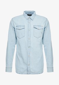 Não selecionado, light blue denim