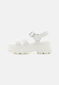 ASPHA - Platform sandals - white