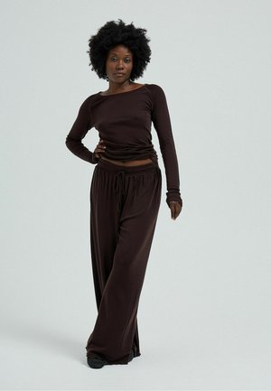 Pantaloni sportivi - dark brown
