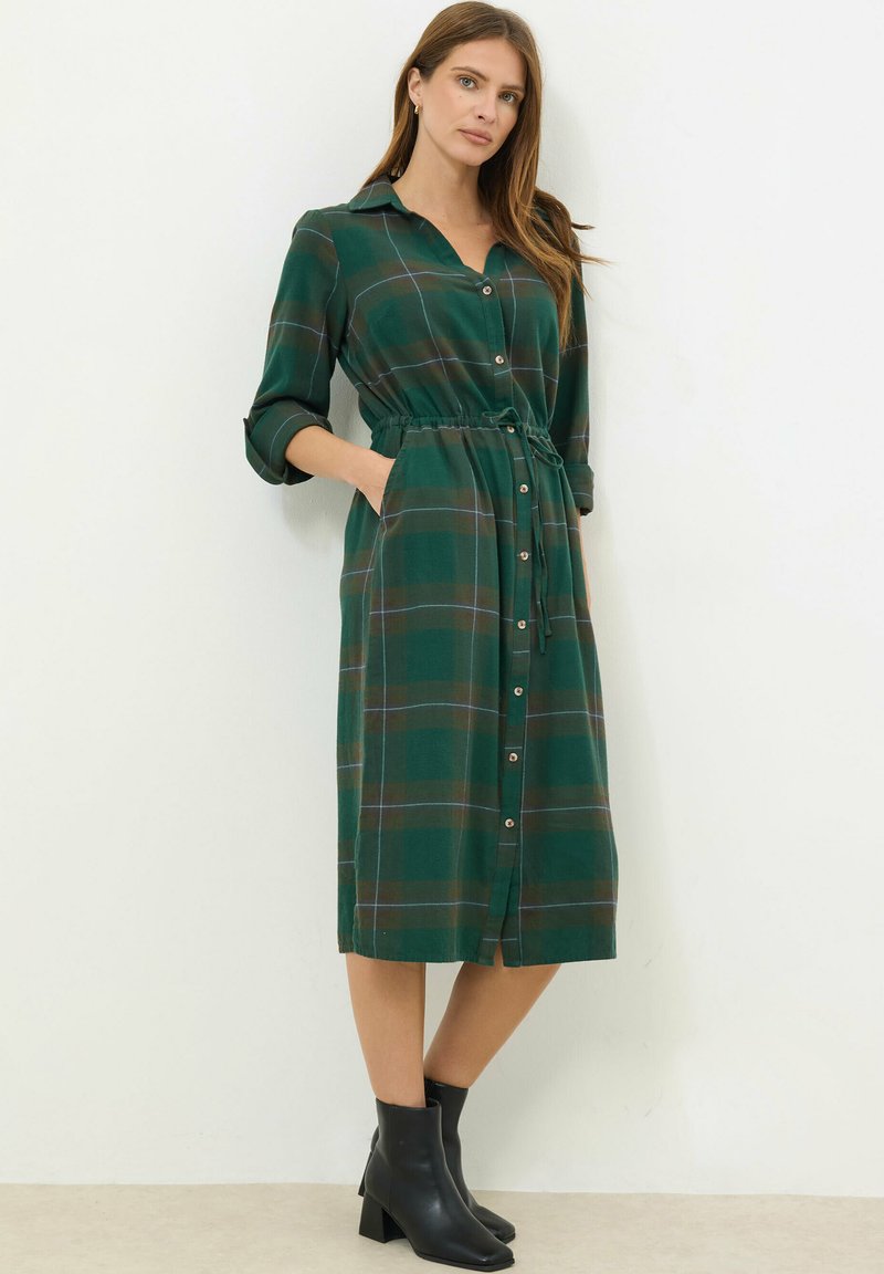 M&Co Shirt dress - green/dark green - Zalando