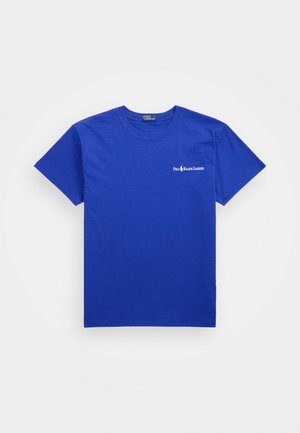 Polo Ralph Lauren LOGO COTTON JERSEY CREWNECK TEE - Camiseta básica - blue saturn