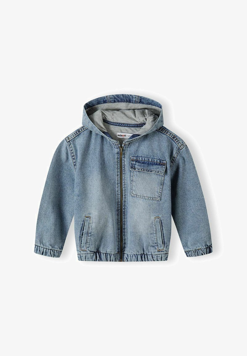 MINOTI HOODED WITH FRONT POCKET - Jachetă din denim - blue denim