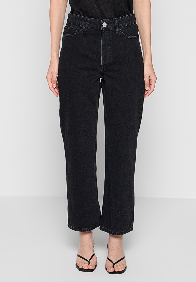 By Malene Birger Straight leg jeans zwart By Malene Birger Straight leg jeans zwart