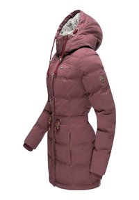 Ragwear ASHANI PUFFY - Zimní kabát - weinrot
