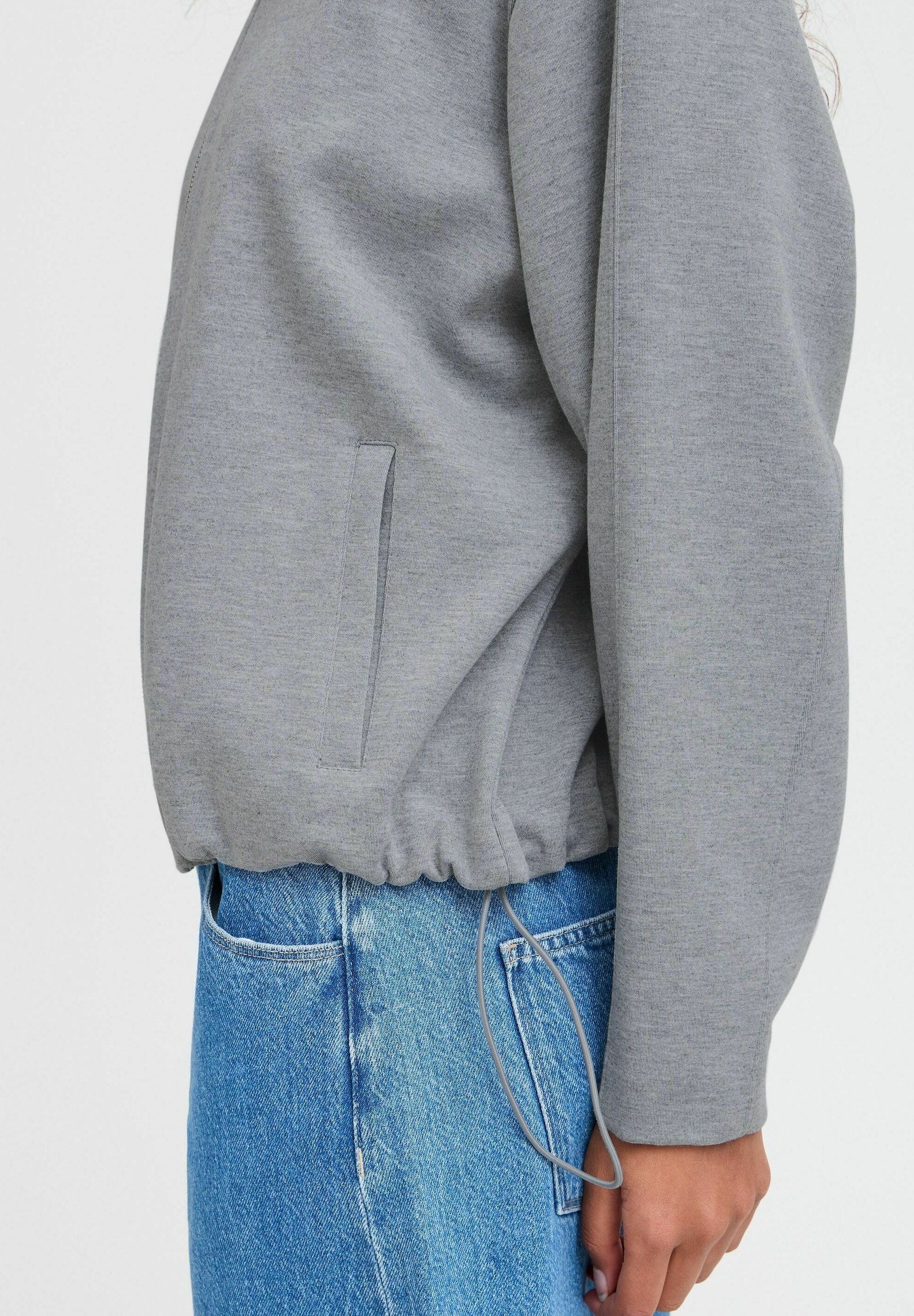売れ筋商品|||イチ パーカー・スウェットシャツ レディース アウター IHKATE - Zip-up sweatshirt - light grey melange ICHI IHKATE - Zip-up sweatshirt - light grey melange/grey