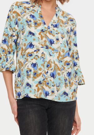 Saint Tropez Bluse - turquoise
