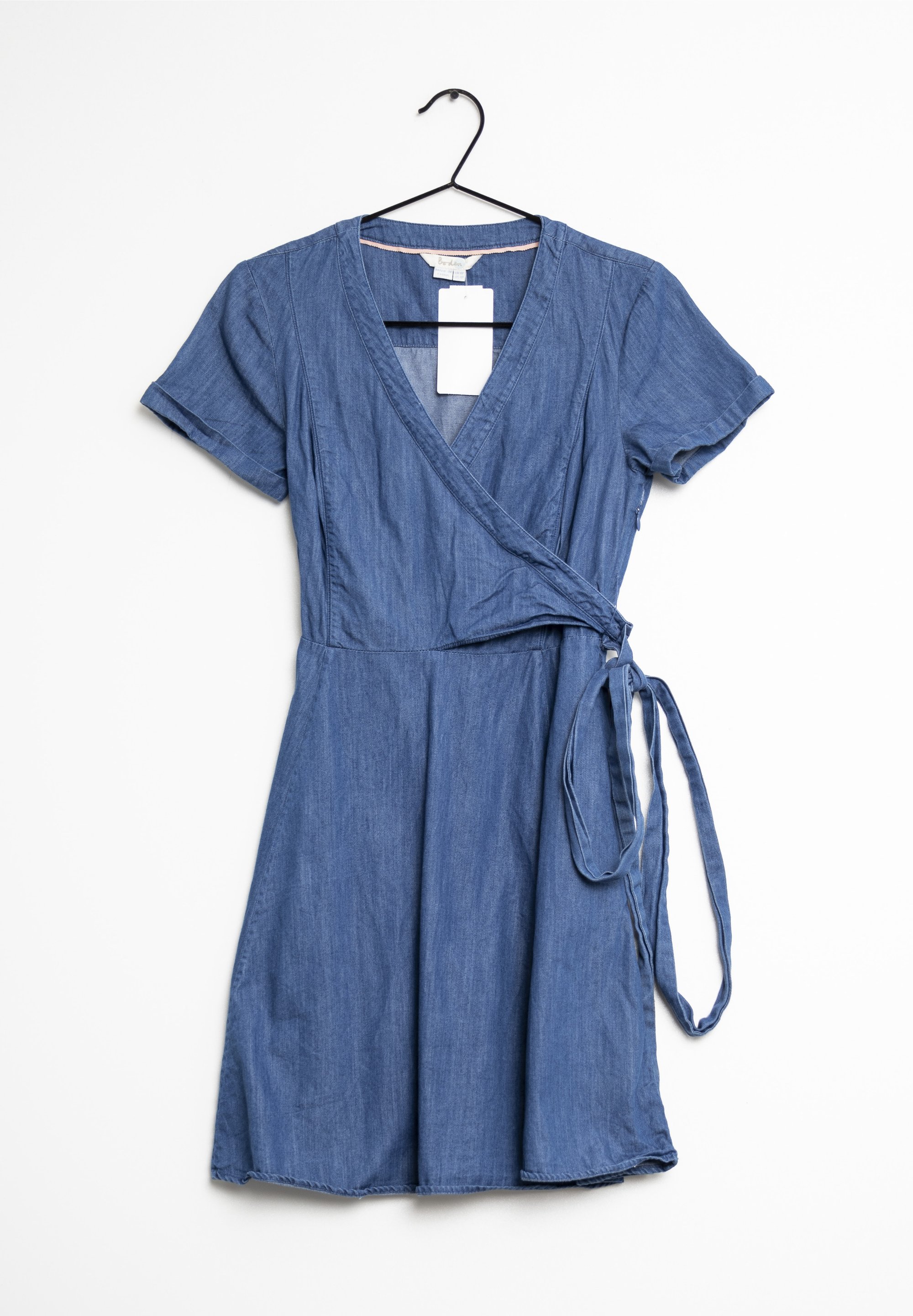 boden denim dress V-Neck Denim Dress-Mid Vintage