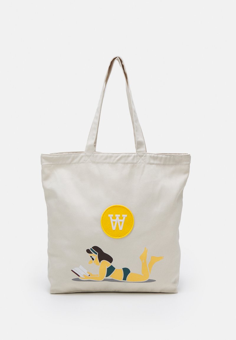 Wood Wood DESI SUNBATHER TOTE BAG UNISEX Tote bag offwhite