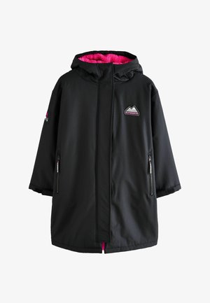 REGULAR FIT - Abrigo corto - black