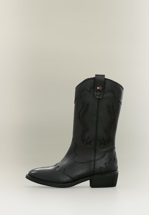 Tommy Hilfiger, ESTHER UNISEX - Cowboy-/Bikerlaarzen - black
